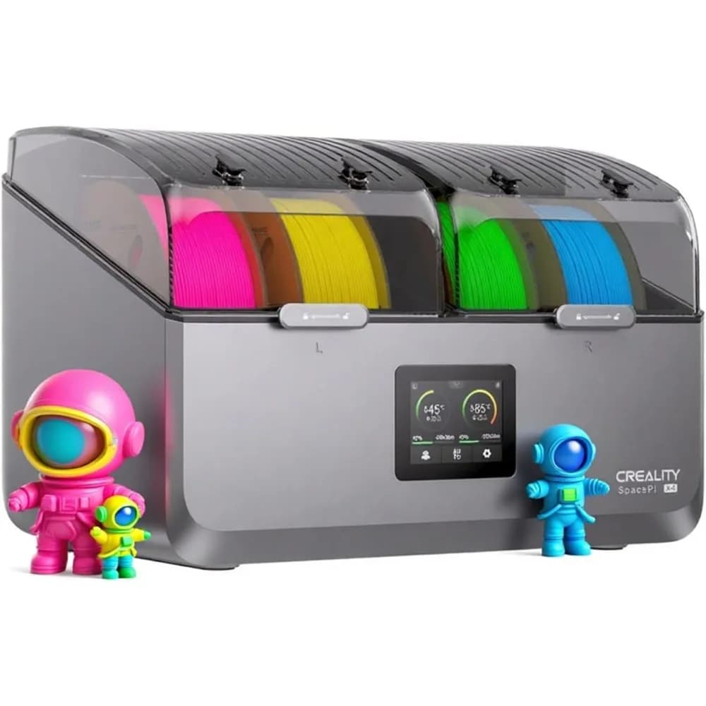 4 Coil Filament Dryer Updated, Double Room Storage Box with 85°C Heating for PLA PETG ABS TPU