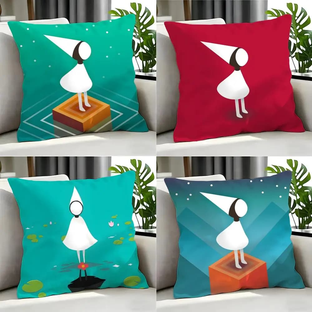 Set di fodere per cuscini Monument Valley, 4 pezzi, 50x50 45x45 40x40, federe decorative per divano, decorazioni per la casa