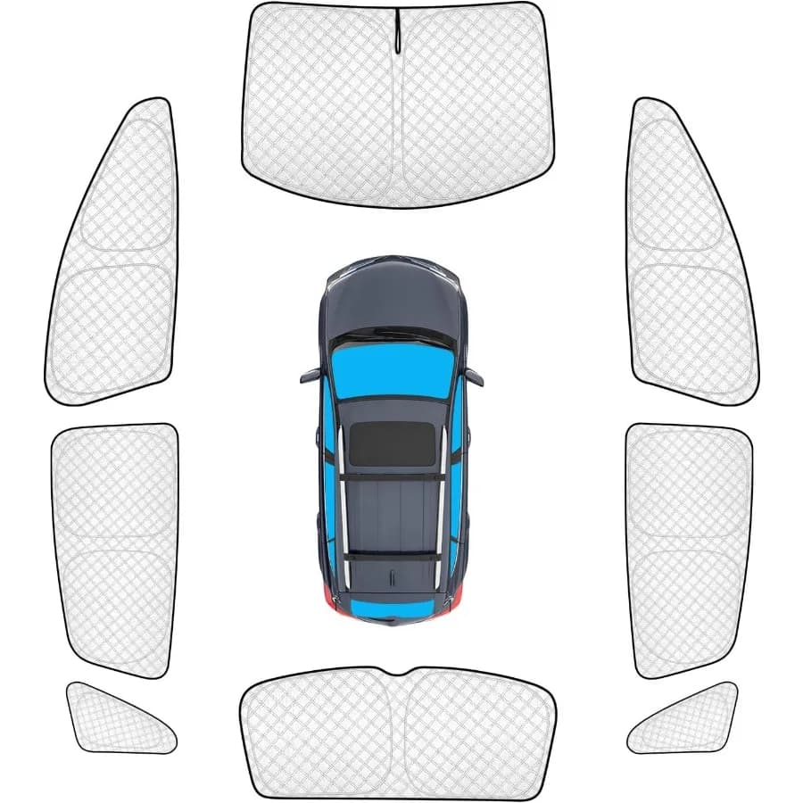 8 pz Addensare Finestra Completa Tende Da Sole per Volkswagen VW ID.4 20212025 Accessori Auto Finestra Coperture Parasole per Parabrezza Lato