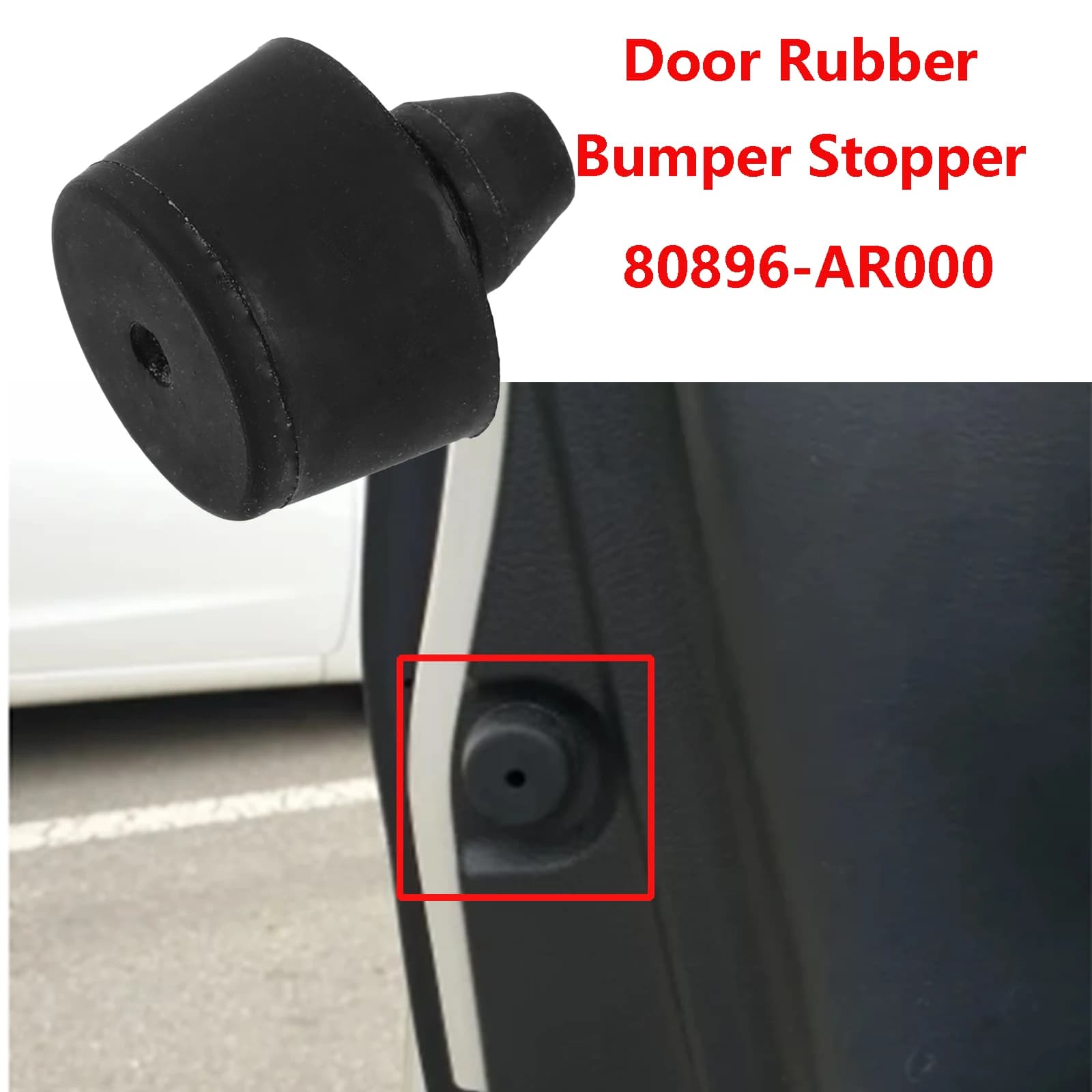 1X Per Infiniti Q50 Q60 QX56 QX80 Q45 Paraurti Porta Fermaporta Buffer Auto Porta Ammortizzatori Fermacorda e ganci Auto Accessori Auto 80896-AR000