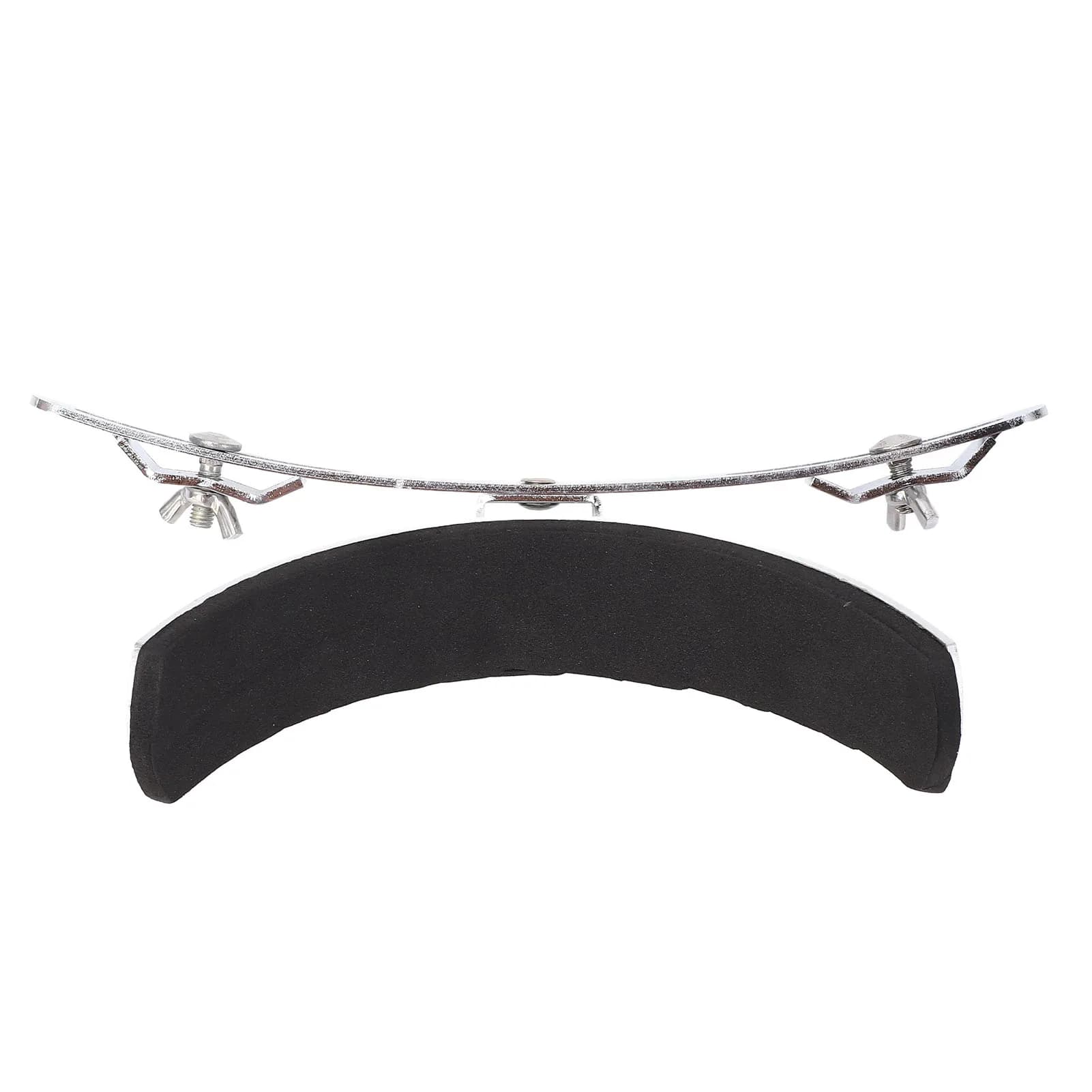 Supporto per gambe per tamburo da marcia, portatile, elegante, con imbottitura in spugna, supporto per gambe per tamburo da marcia, in acciaio inossidabile, per principianti e professionisti