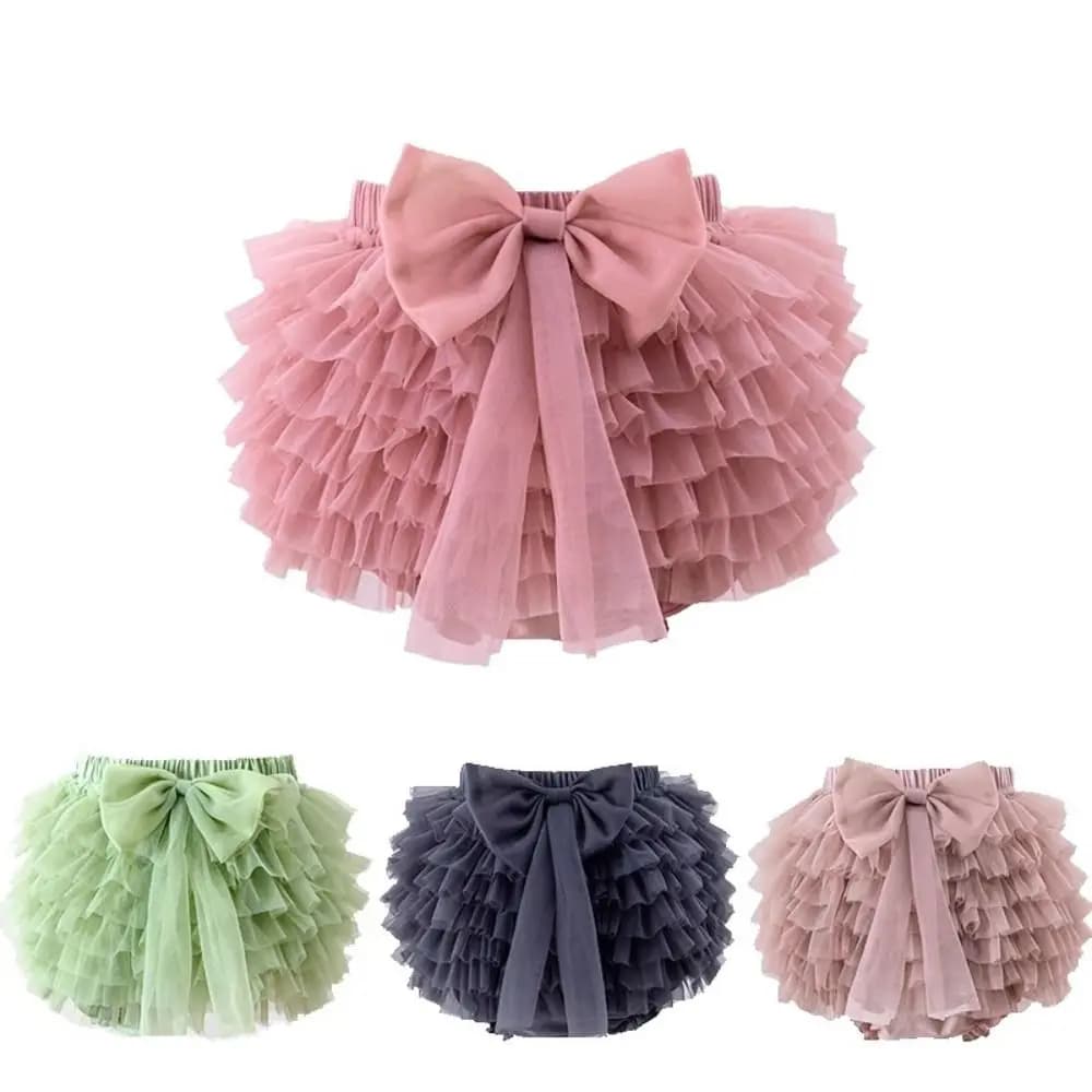 Graziosa Gonna Tutu in Tulle a Rete Soffice Stile Balletto per Bambine, Gonna a Strati Multicolore per Bambine