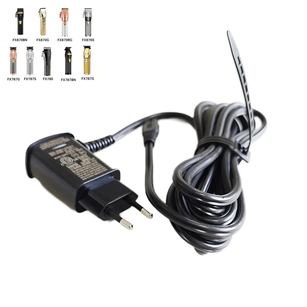 4.5V Charger Cord for BaByliss PRO Clipper & Trimmer FX870 FX788 FX787 FXSSM FX820 FX726 FX825, Power Adapter for BaByliss