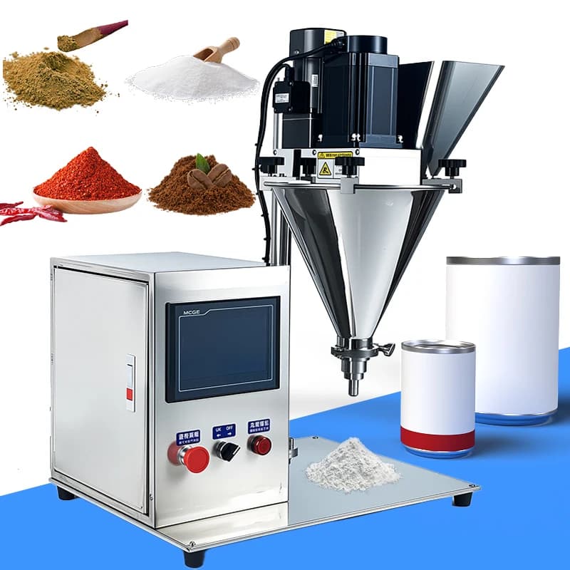 High Accuracy 0.1g 0.5g 1g 5g 10g 50g Desktop Drying Protein Farine Spices Milk Powder Cockle Face Filling Filling Machine
