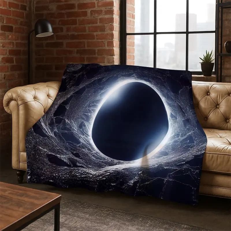 Coperta in flanella con motivo universo, Via Lattea, spazio, stelle, galassia, terra, morbida e calda, per camera da letto, soggiorno, letto, viaggi, campeggio