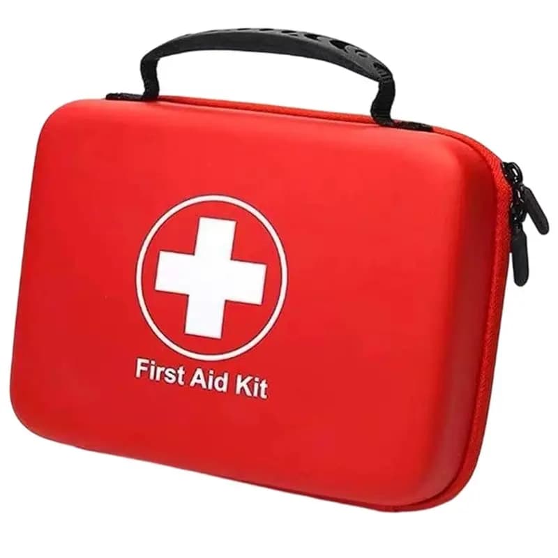 [B24B!】 PU Waterproof First Aid Bag Empty Portable Kit Pouch For Car Home Outdoor Camping Emergency Storage
