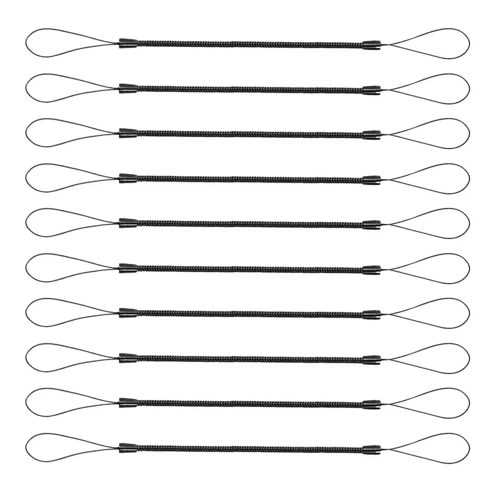 10Pcs Spring Pen Strap High Elasticity Stylus Lanyard Cord Anti-Dropping Rope for Touch Pens Tablets Drawing Tools Office School