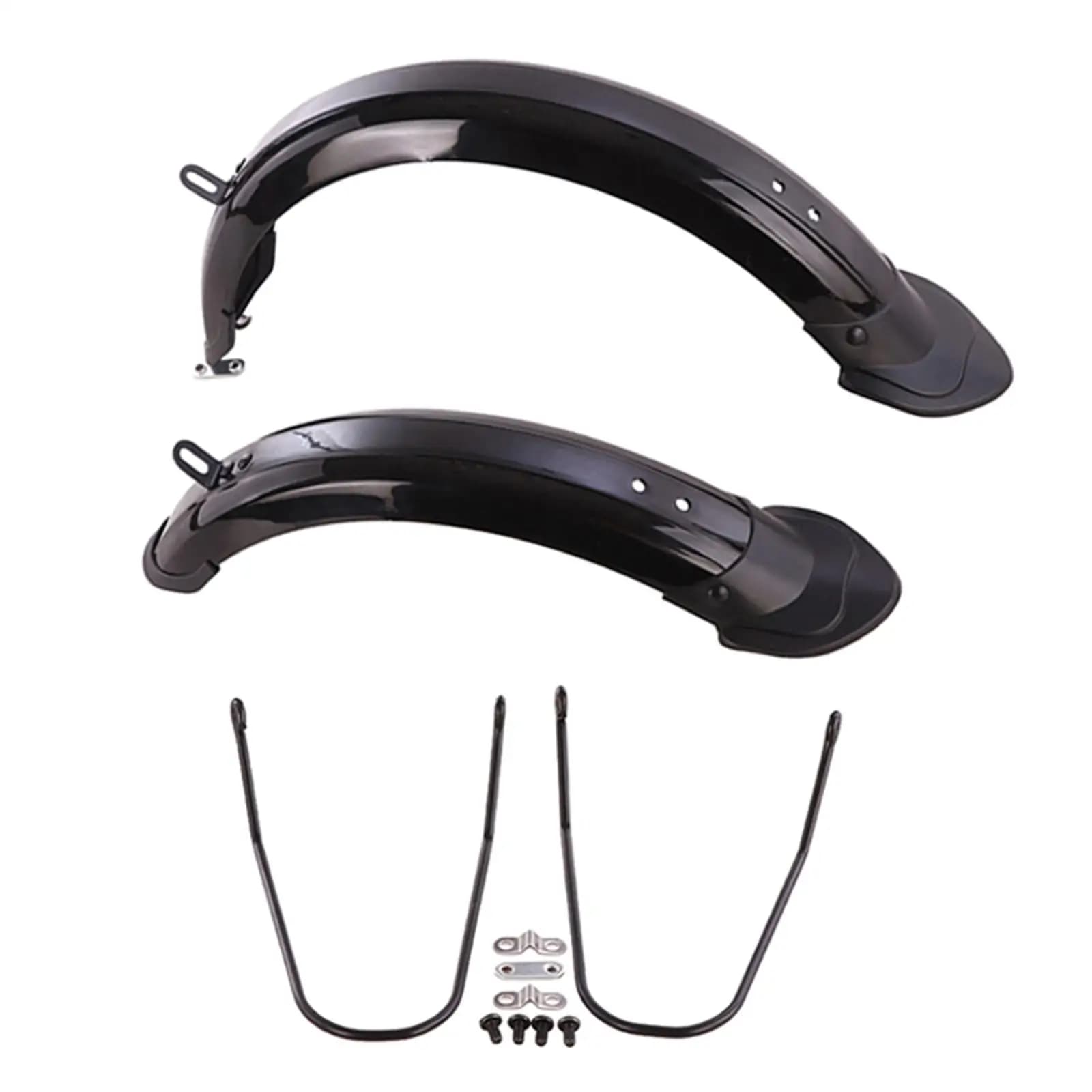 Set parafango pieghevole per bici parafango infrangibile per ruote da 12 ''/14''
