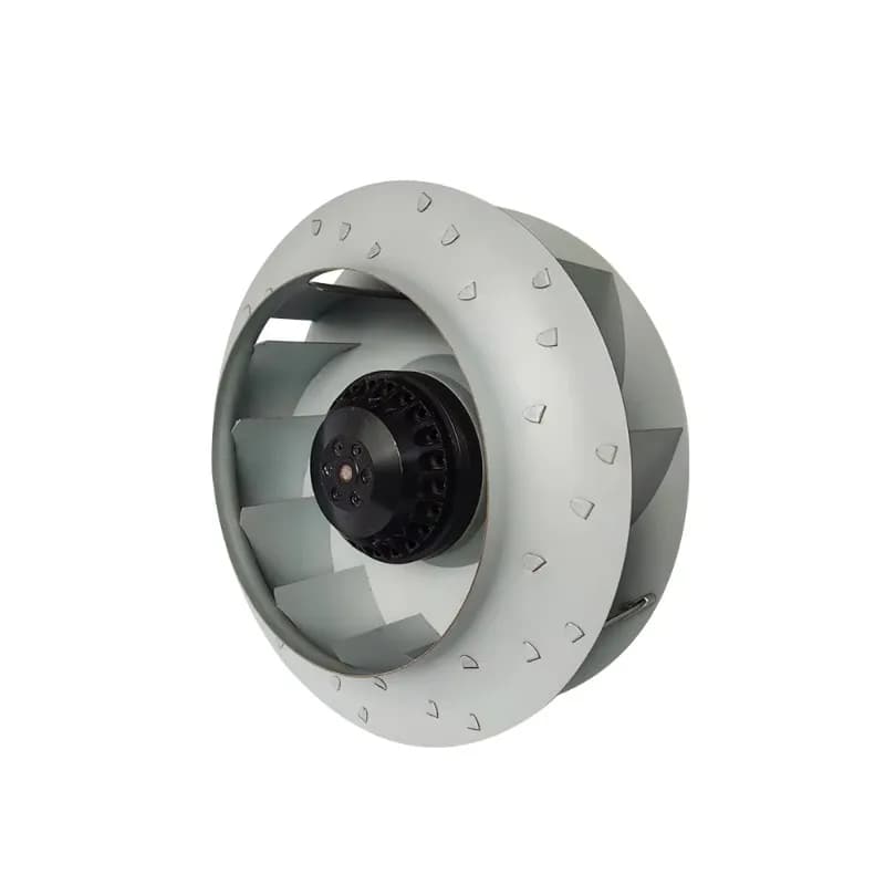 Ventilatori Centrifughi con Pale Curve all'Indietro in Lamiera Zincata AC da 225mm, Ventilatore Centrifugo per Raffreddamento e Ventilazione, per Purificatore d'Aria Canalizzato