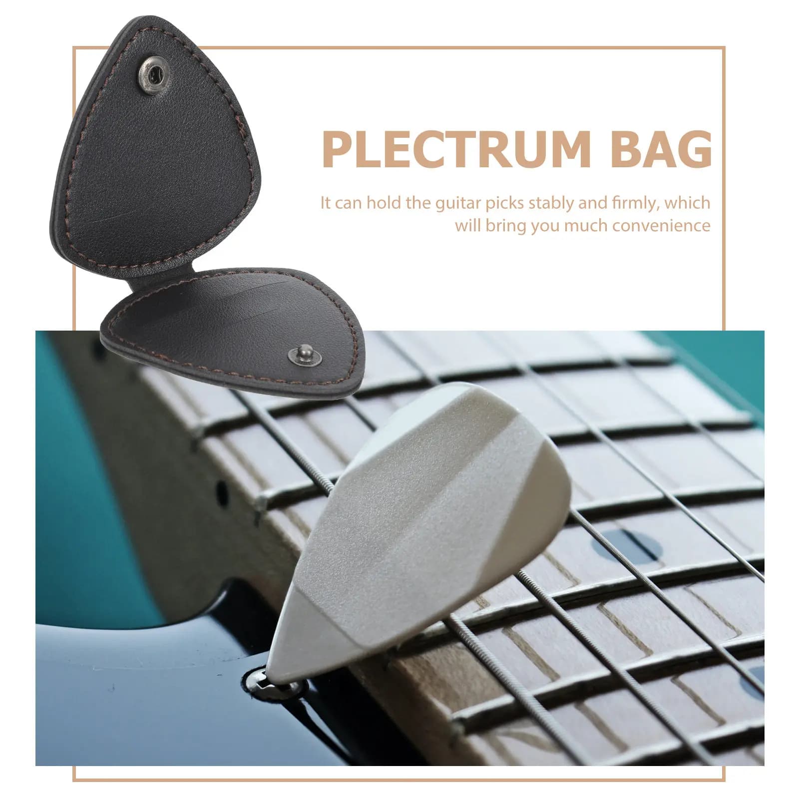 Custodia Portatile per Plettri da Chitarra, Piccola e Compatta, per Accessori e Plettri, Comoda da Trasportare