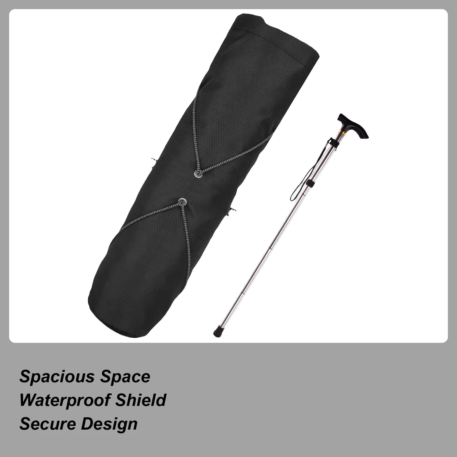 Trekking stick case Protected for waterproof sticks for trekking poles Folding travel case for rock climbing, running, camping