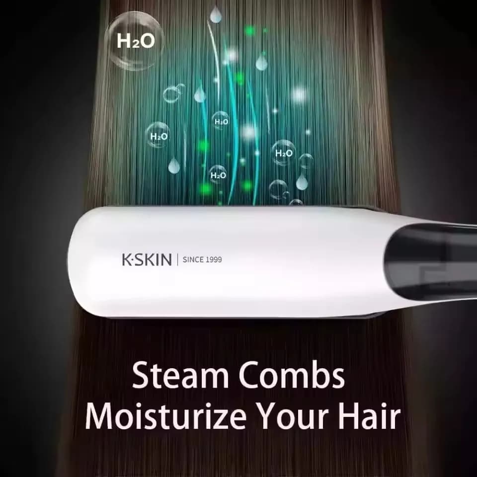 Professional Vapore Sliding Brush for Beauty Salon, Anti-Scoating Styling Tool with Hot Fog for Hair Care and Hair curing