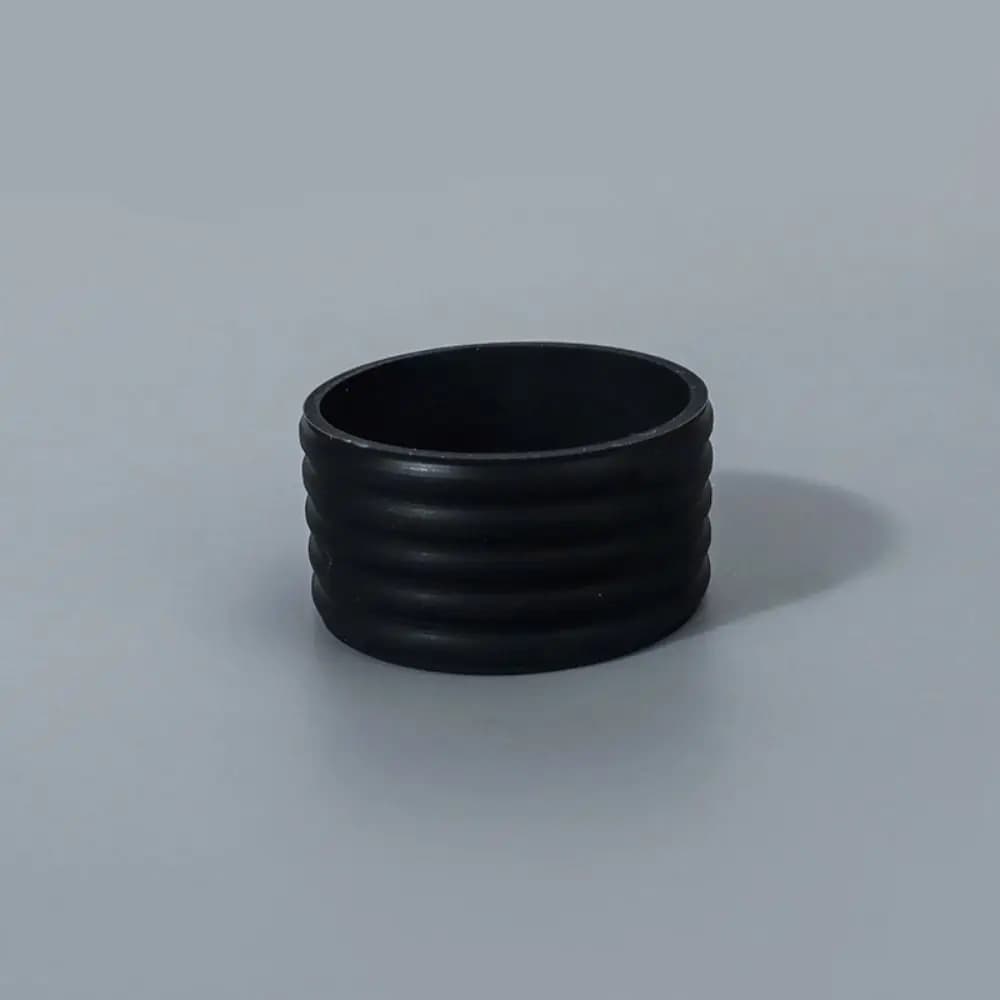 4 Pezzi Impugnature in Silicone per Racchette da Tennis, Elastiche e Assorbenti, in Gomma, Fissabili ed Estensibili