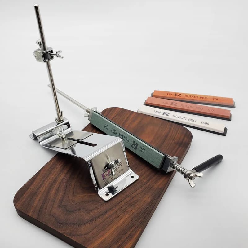 RUIXIN fixtures professional grinding system made of stainless steel sharp corner stone kitchen knife for sharpening woodworking
