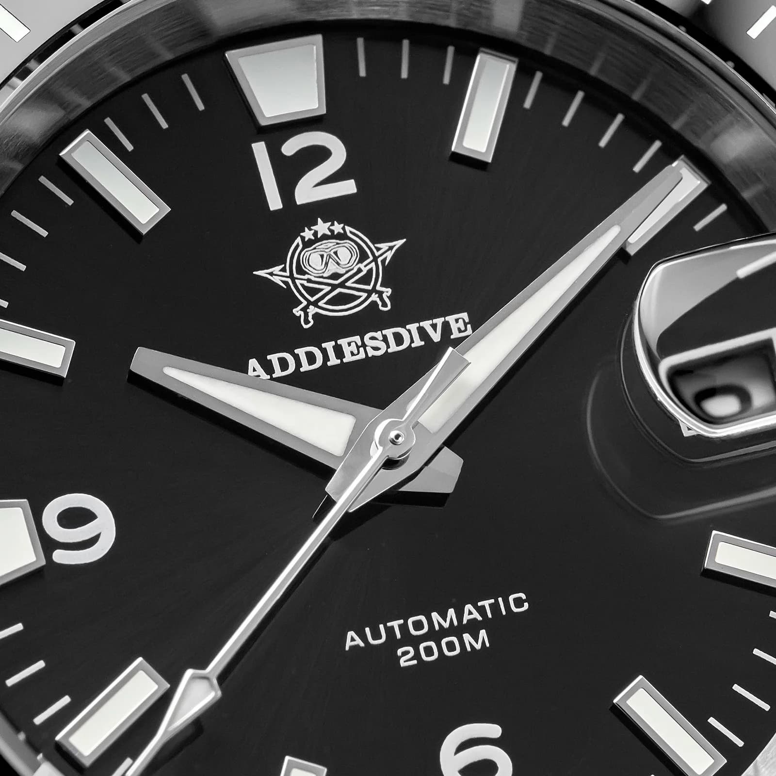 ADDIESDIVE Automatic watch with high quality sapphire Fashion Stainless steel 20ATM Waterproof underwater mechanical watches for men New