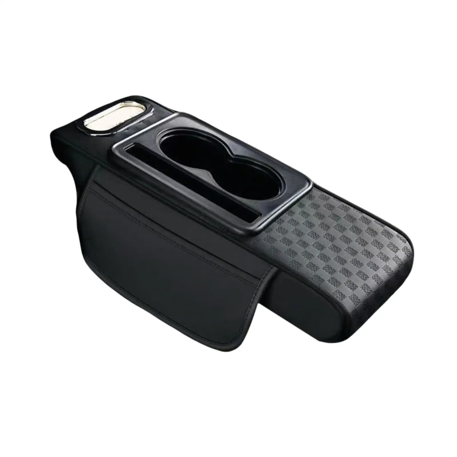 Cuscino Ergonomico per Bracciolo Auto in Pelle, Supporto Telefono, Rialzo Bracciolo, Copertura Console Centrale, Accessori Auto per Camion