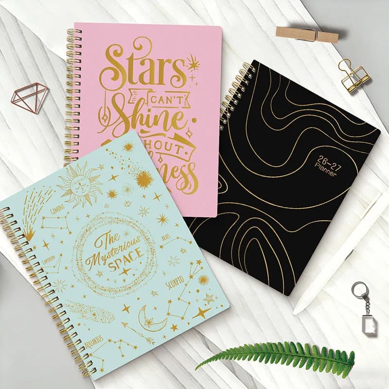 Daily Planner Notebook A4 2026 Book for Schedule Planning Time Management Work Record Office School Home Monthly Weekly Planner