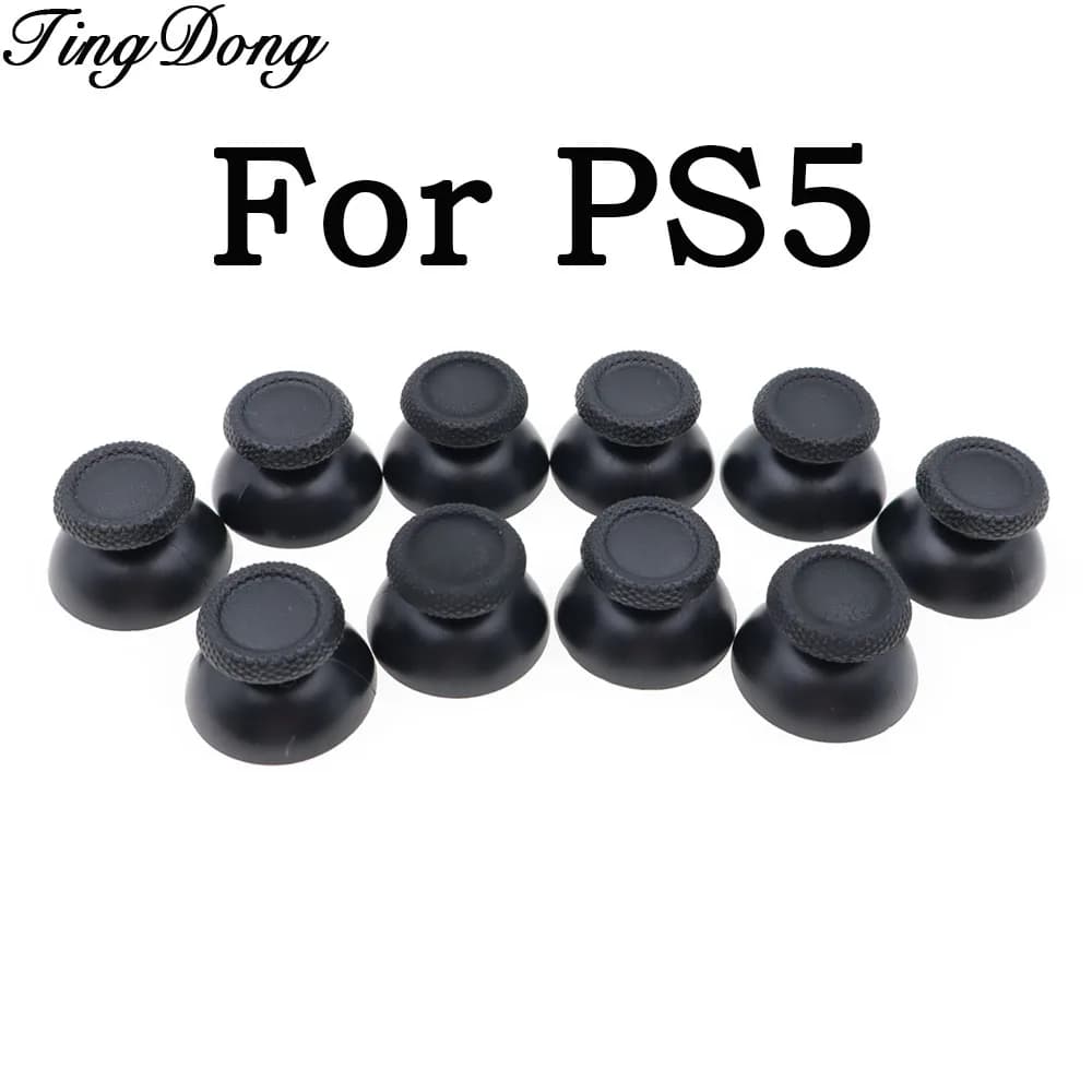 10PCS Replacement Thumbstick Caps For PS5 Dualsense Controller Analog Thumb Sticks Grip Parts Repair Kit Accessory