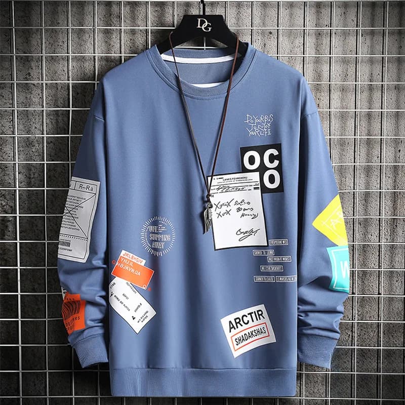 Sweatshirt for Mens Clothing New in Hoodies & Sweatshirts Hoodies Anime Y2k Clothes Sport Gym Graphic Hoodie Men Goth