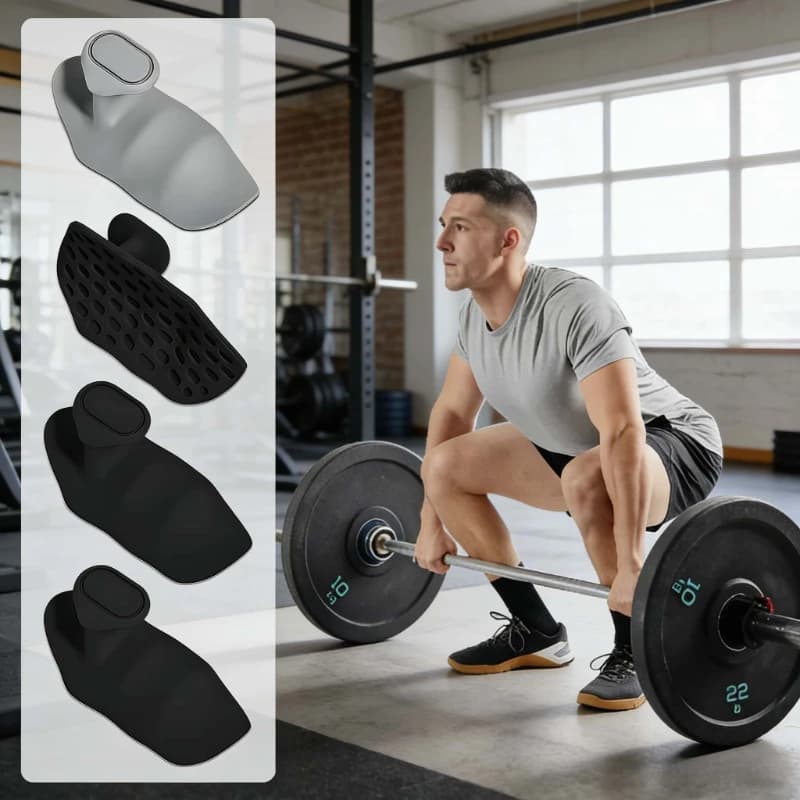 Anti-slip Gloves for Fitness, Absorbent, Palm Protection, Gym, Ergonomics, Rapid Hook, Silicone, Unisex