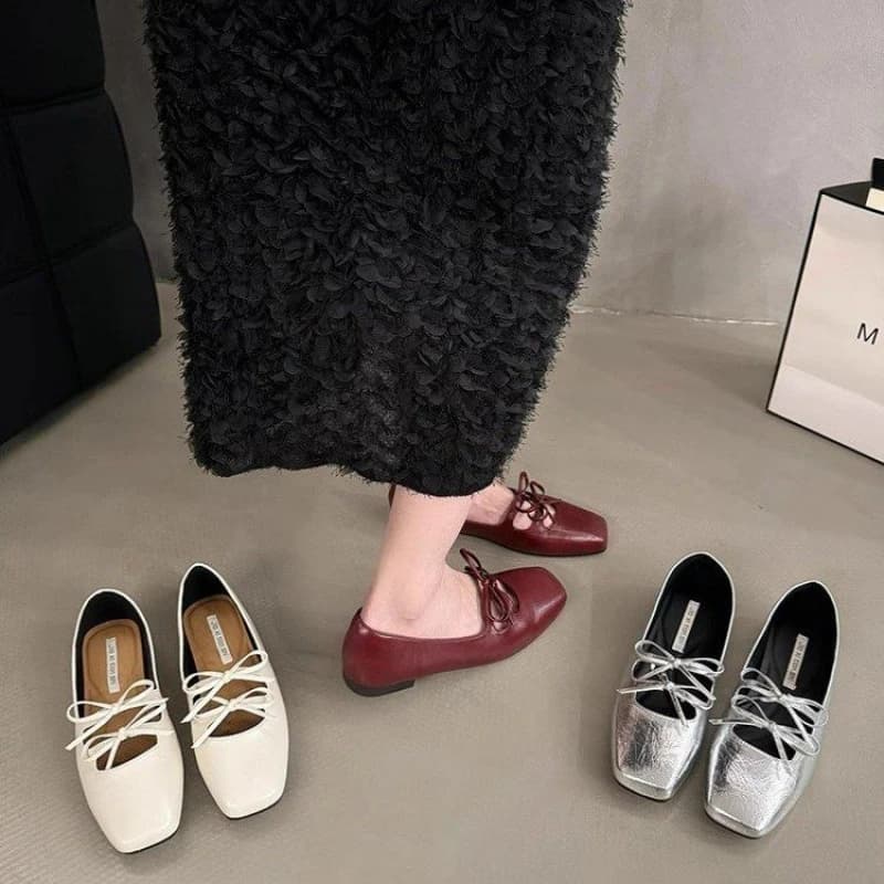 Women's PU Shoes with Single Strap, Low Heel, Round Toe, Comfortable Walking Casual Shoes with Bottom Heel 3 cm