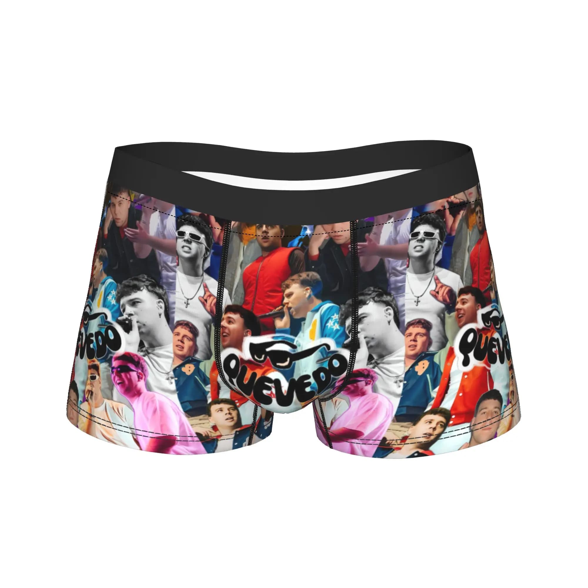 Rapper Quevedo Shorts Briefs Underwear Trenky Men's Soft Trend Boxershorts Printed Oversize Panties