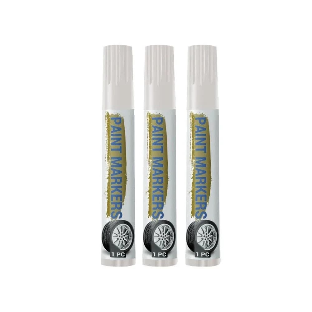 Car Paint Pen For Tire Tread Marking On For Auto Rubber Wheels And Tyres Oil-Based Permanent Ink For For Automotive Maintenance