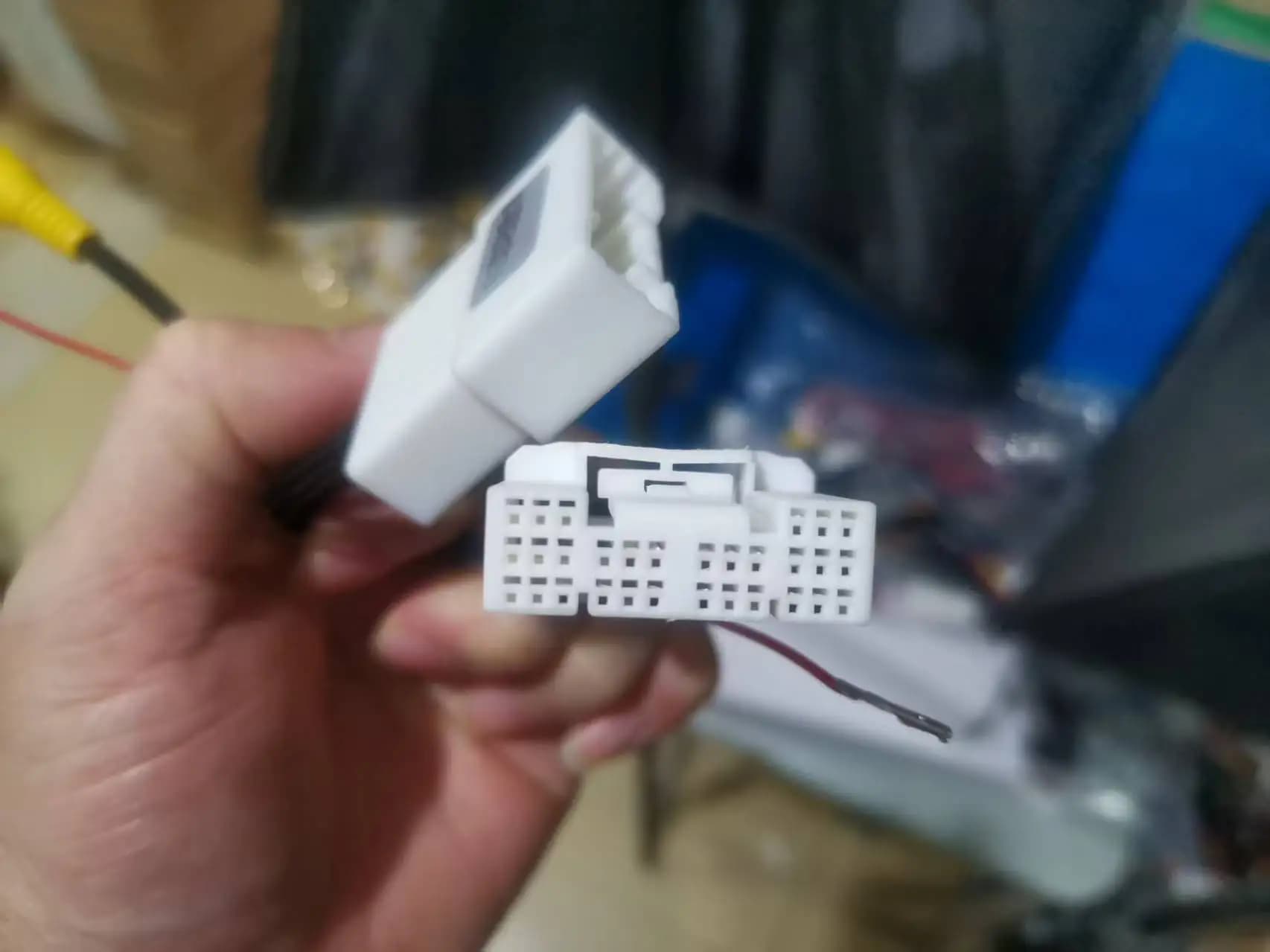 30Pin 12V Monitor per auto Installa cavo adattatore per telecamera posteriore per Toyota Cavi per telecamera posteriore Cavo adattatore per telecamera di backup
