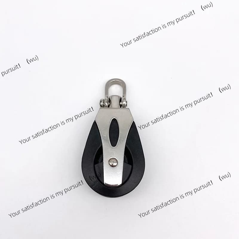 Stainless steel nylon single pulley, rope clamp, special accessories for marine sailing Pilates equipment