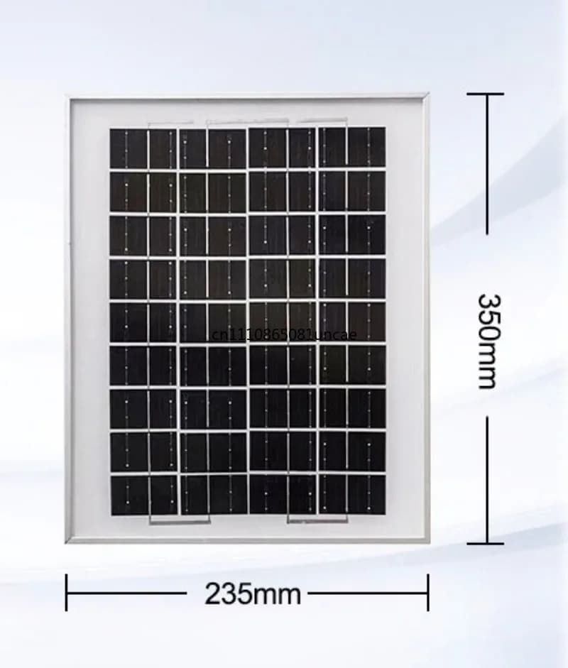 Monocrystalline Solar Panel 100W 12V 24V Grid-connected Module Household Photovoltaic Power Accessory