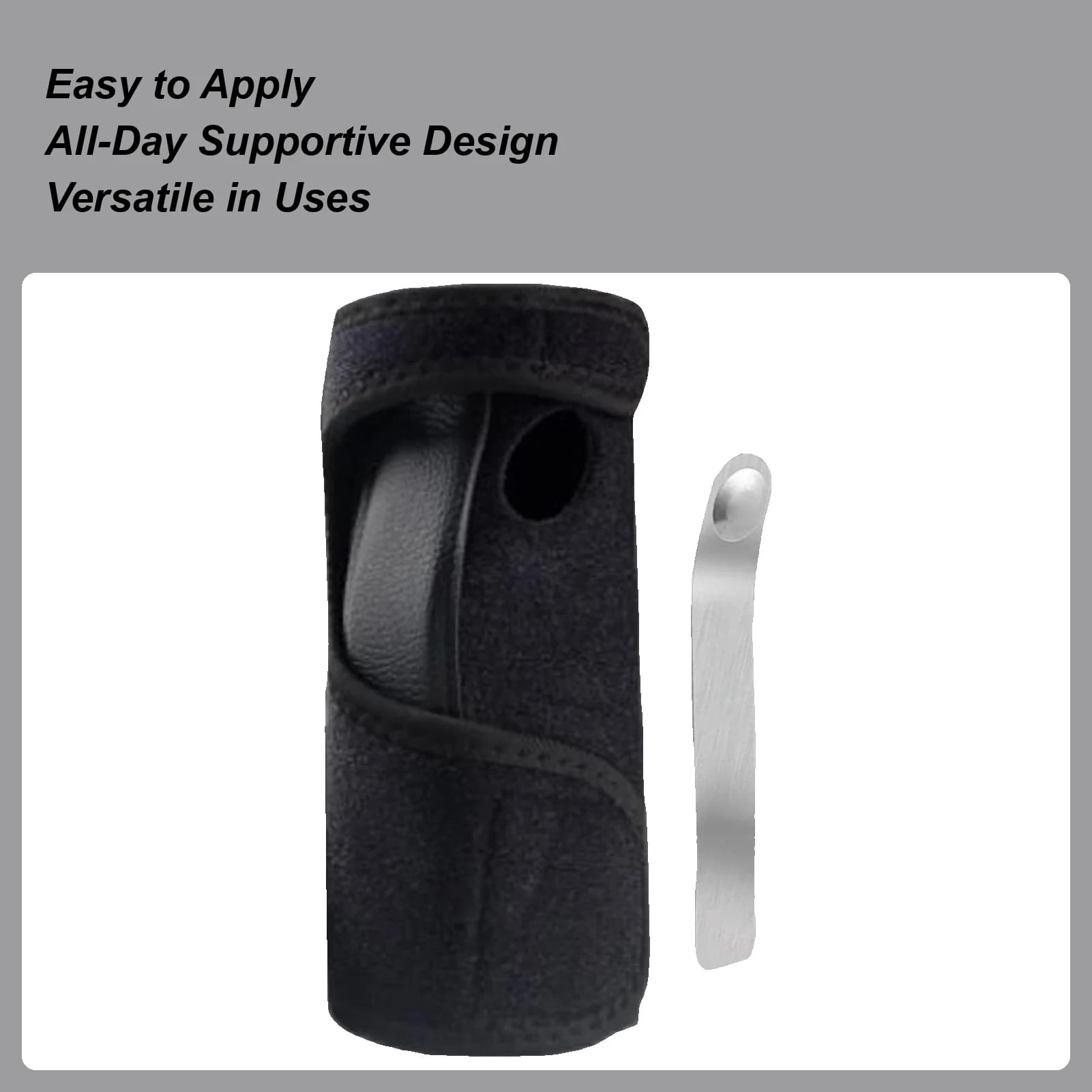 Tutore di supporto per il polso Bretelle per le mani Maniche di compressione regolabili Cinghie avvolgenti traspiranti per stecca Avambraccio Lesioni Fitness Sport