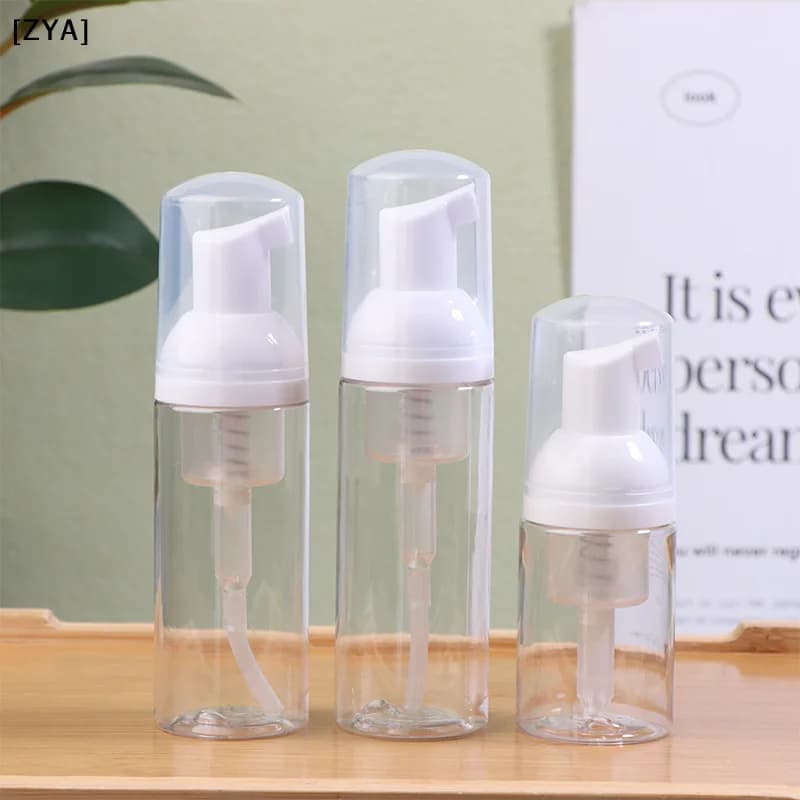 1Pc 30/50/60ML Foaming Soap Bottle Empty Plastic Mousse Facial Cleanser Pump Bottle Refillable Lotion Shampoo Dispenser[ZYA]