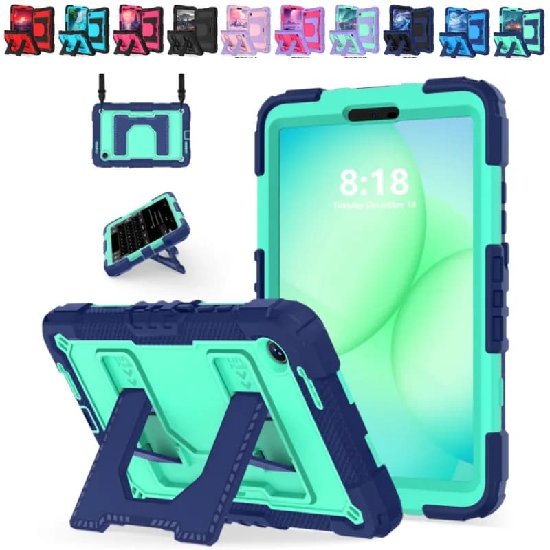 Custodia resistente per Samsung Galaxy Tab A11 8,7 pollici SM-X130 X135 A9 8,7" SM-X110 SM-X115 Custodia per tablet con tracolla