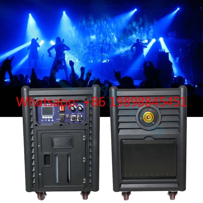Macchina del fumo ad alta potenza da 3500W con telecomando per palcoscenici, matrimoni, DJ, bar, feste ed eventi
