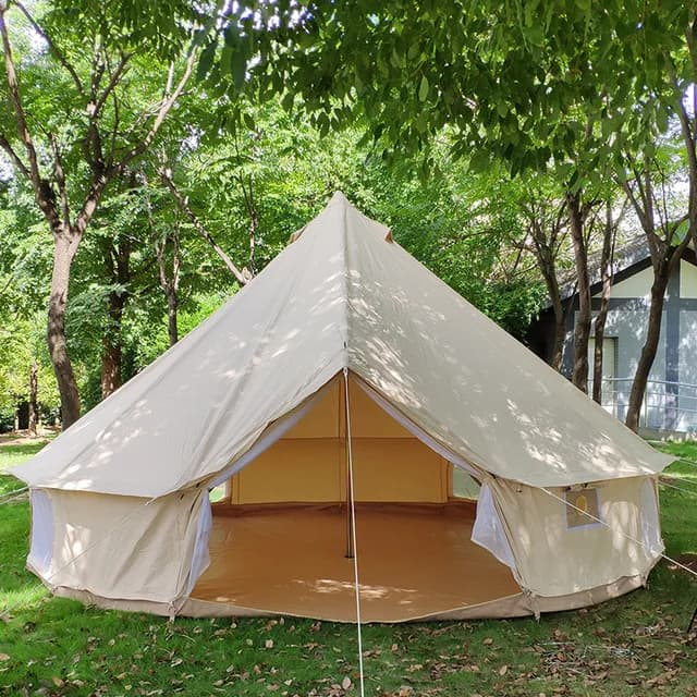 CUCKOO 3m 4m 5m 6m 7m Migliore famiglia impermeabile Grande bella tenda da campeggio all'aperto a doppio strato per 10 uomini