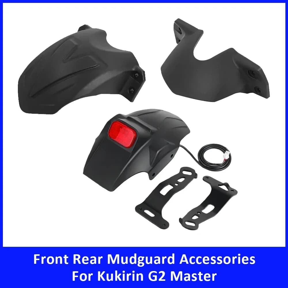 Staffa fanale posteriore parafango anteriore posteriore per accessori scooter elettrico Kukirin G2 Master Parte di ricambio parafango ammortizzante