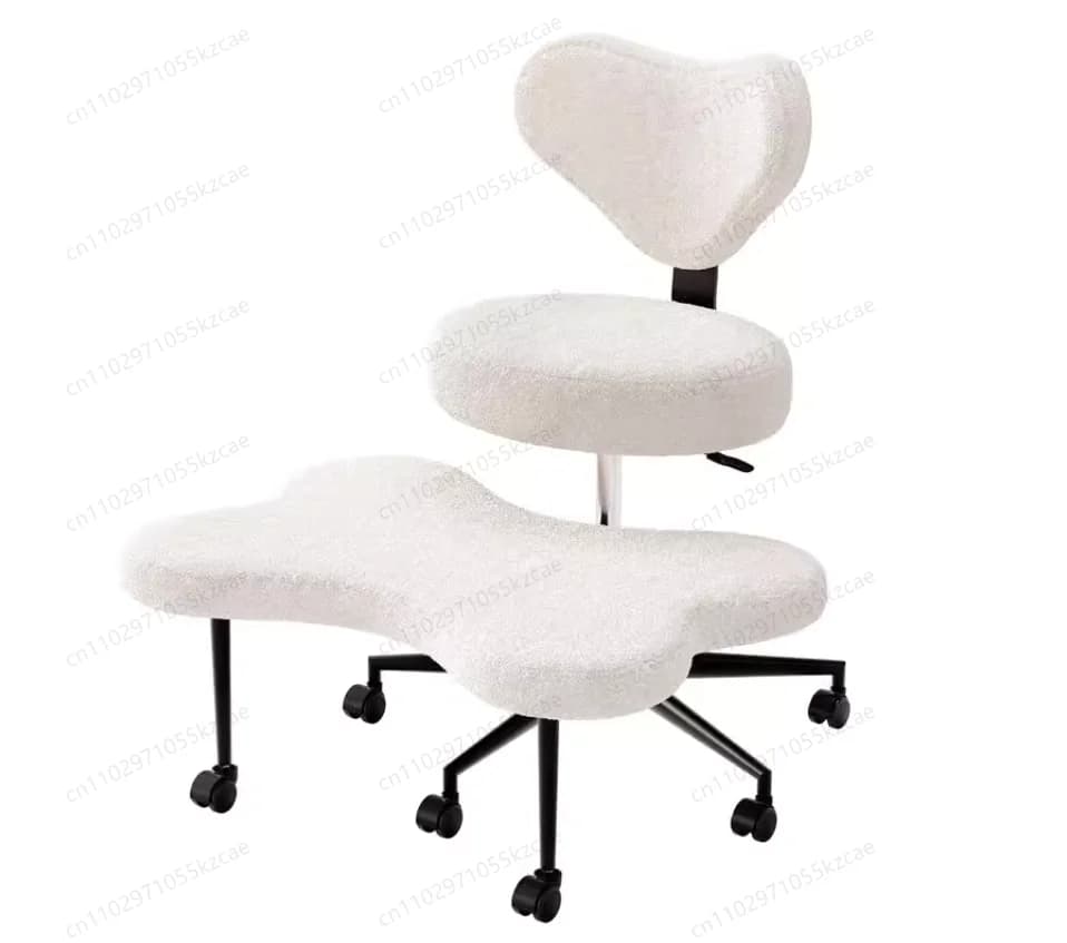 ZCross Leg Chair - Meditation Chair With Wheels, ADHD Chair, Height Adjustable Seat, Adjustable FootstoolZ