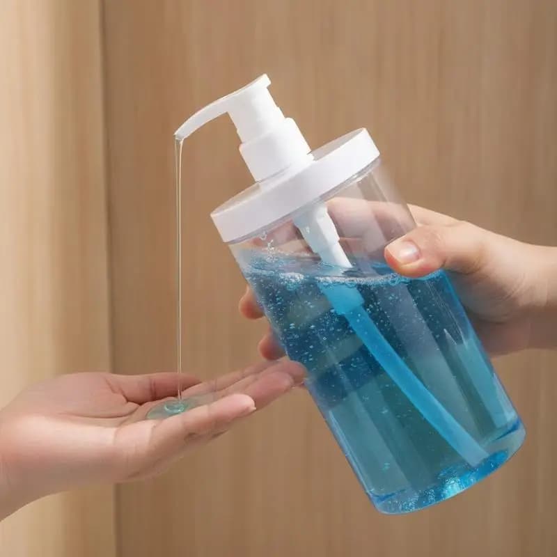 Practical Wide Mouth Empty Plastic Pump Dispenser Bottles Refillable Container For Travel Shower Soap Daily Work