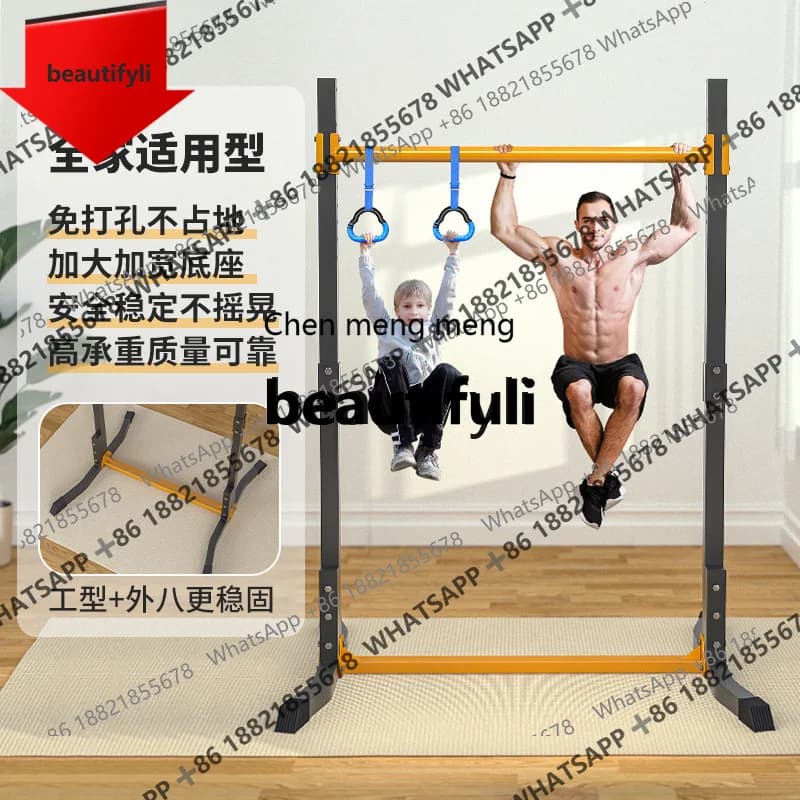 X188 Fitness equipment with pull-up bar for floor extension with single bar for home interior
