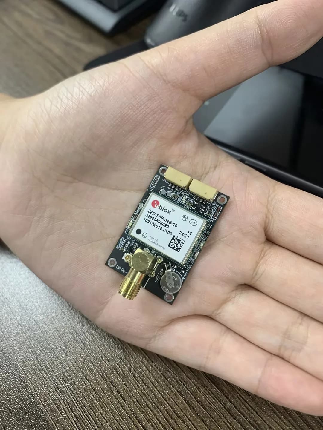 Modulo GPS UBLX ZED-F9P ZED-F9P-02B-00 RTK InCase PIN Scheda Ricevitore GNSS/GPS con SMA e USB per Scheda di Sviluppo Drone