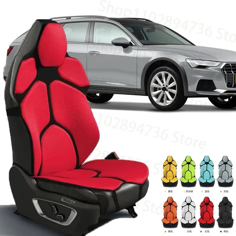 Cuscino per Sedile Auto AUDI A6, Supporto Lombare in Rete, Massaggiatore per Schiena, Accessori per Casa e Ufficio