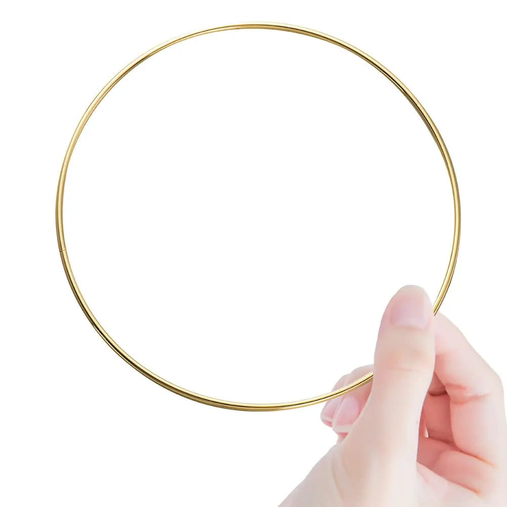 Dream Catcher Metal Hoops 3 Piece Iron Craft Rings for DIY Wreath Making Wall Hanging Decor