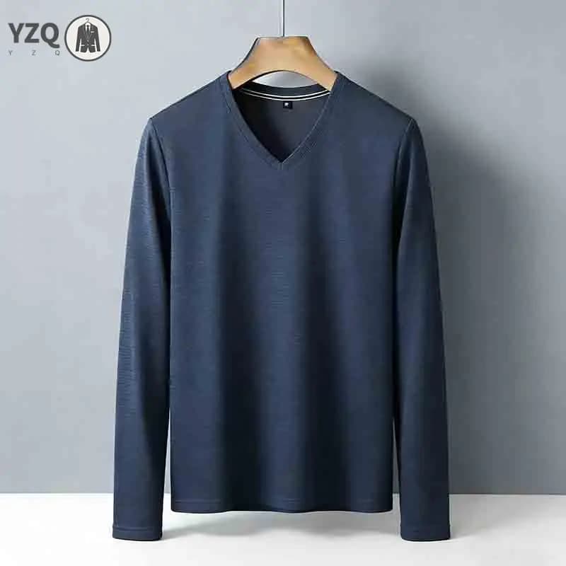 Maglione da Uomo Slim Fit Grigio con Scollo a V, Maniche Lunghe, Tessuto Testurizzato, Pullover Classico Tinta Unita