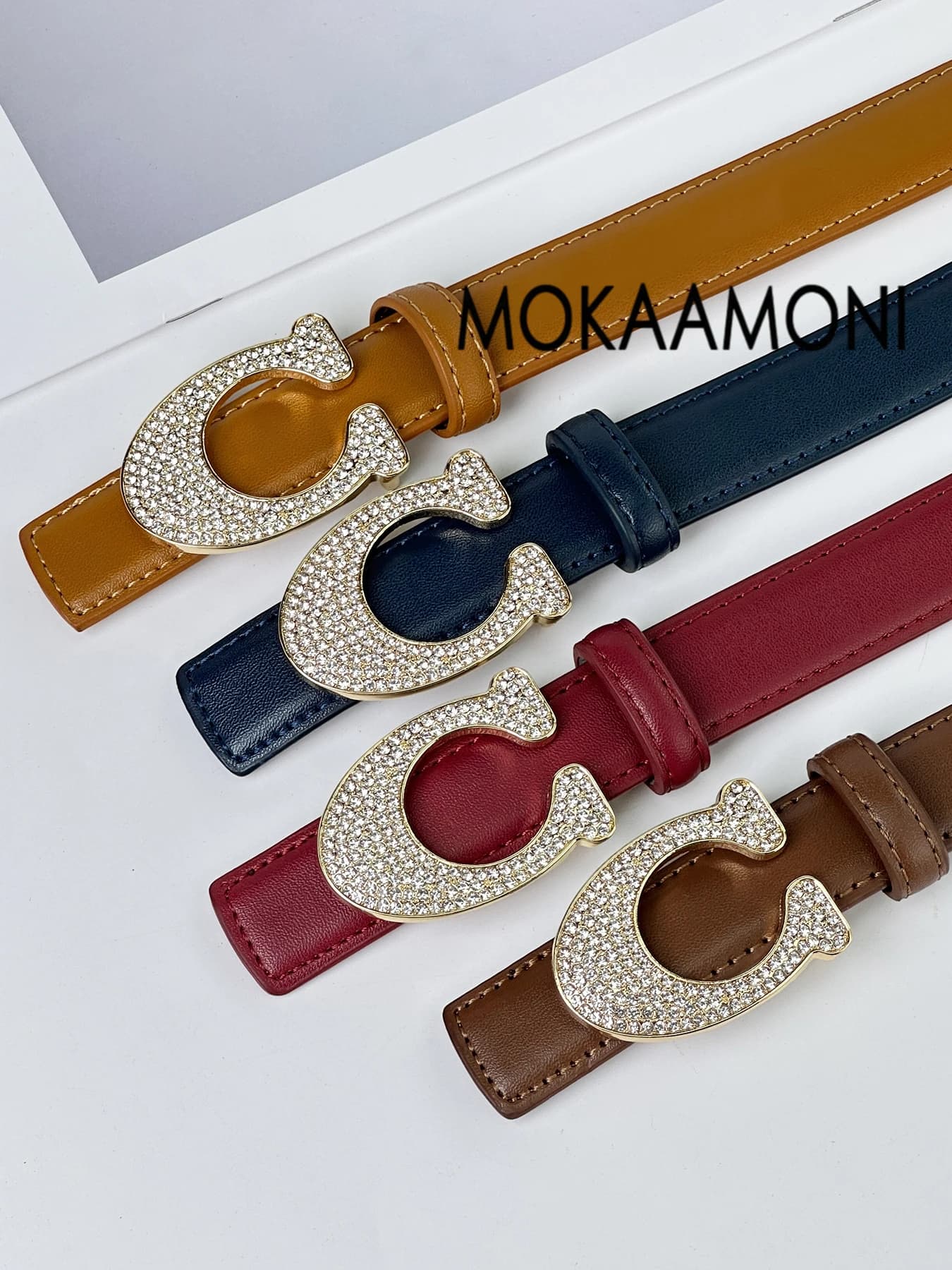 Nuova Cintura da Donna con Lettera Personalizzata, Stile Semplice, in Lega, Disponibile in Diversi Colori, Accessorio Unico e alla Moda