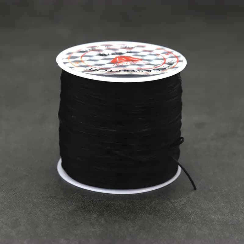 50m Durable Elastic Elastic Bead Cords for Jewelry Results Wire Spool DIY Necklace Accessories Supplies
