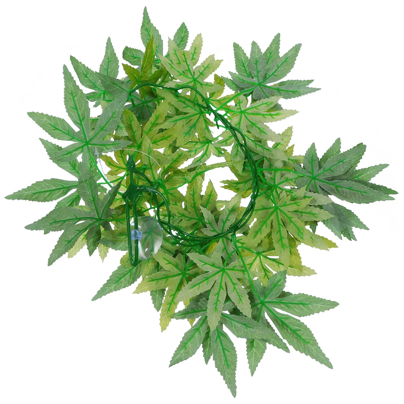 Artificial Rattan Reptile Vines Simulation Plant Hanging Fake Vine Lifelike Vibrant Terrarium Decor for Bearded Dragons Geckos