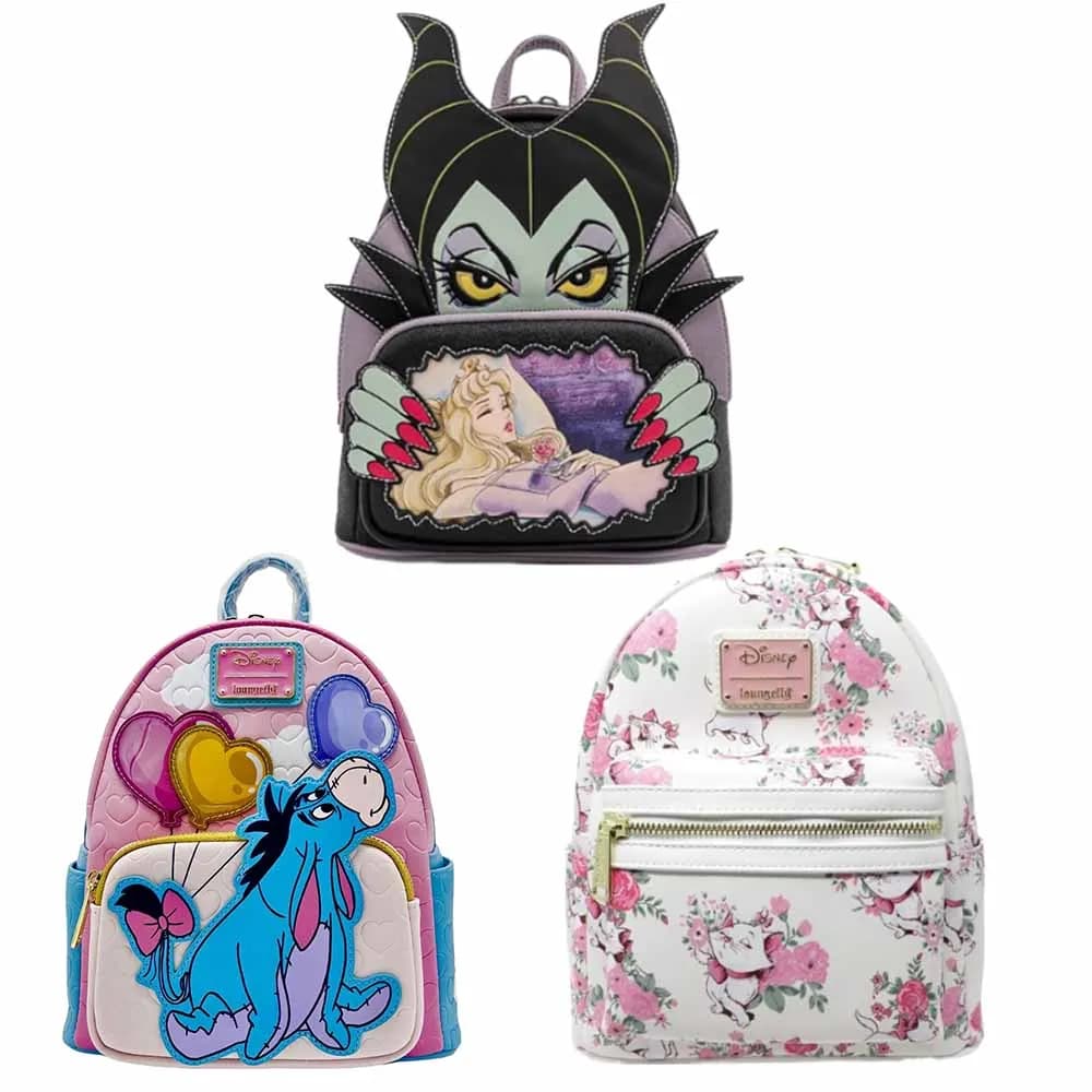 Gli Aristogatti Marie Mini zaino con stampa floreale allover Villains Scena Malefica La Bella Addormentata Zaino Zaino per bambini