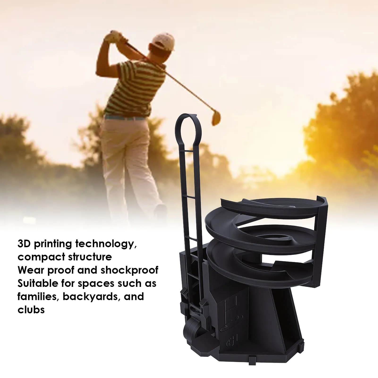 Ball Launcher Eliminate Bending Automatic Ball Tee Up Machine for Swing Training Ball Launcher Ball Dispenser