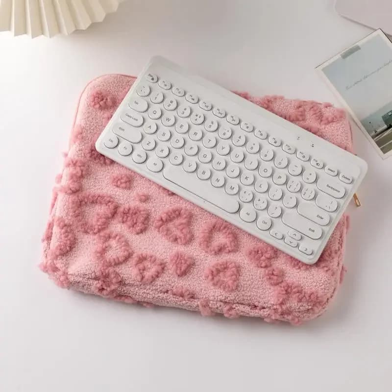 Borsa per laptop carina per MacBook Air Pro Xiaomi Dell 11 13 15 pollici Custodia per notebook Borsa per tablet per IPad Air Pro M4 Borsa per ragazza