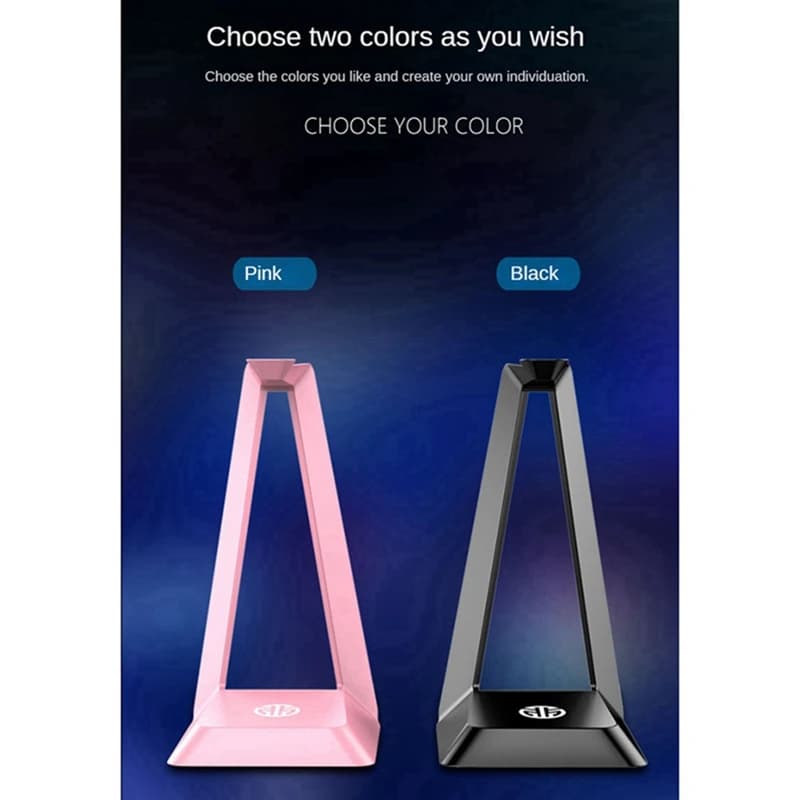Supporto per cuffie Supporto per cuffie Cuffie per tutti i giocatori di cuffie Accessori per PC da gioco Supporto per cuffie portatile da scrivania,